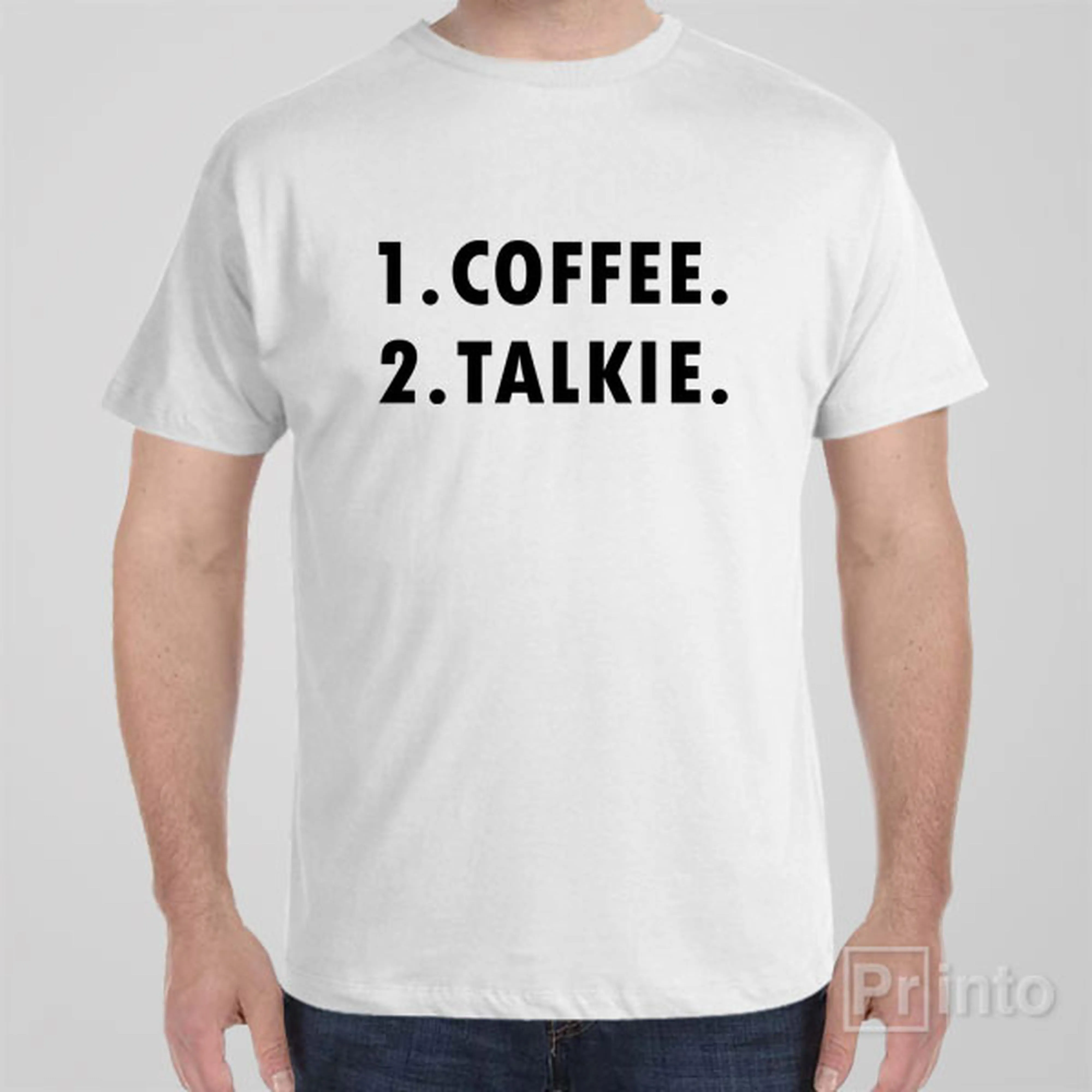 1.Coffee 2.Talkee - T-shirt