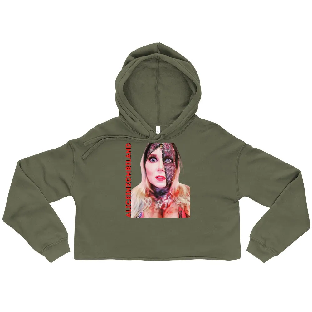 Aliceinzombiland Crop Hoodie