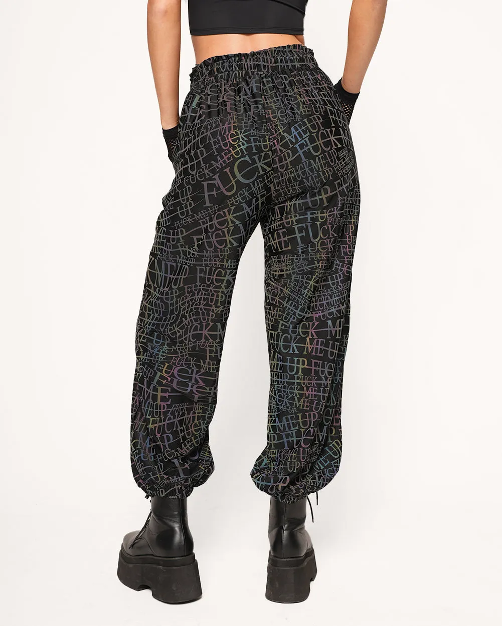 Alison Wonderland x iHR FMU Rainbow Reflective Harem Pants