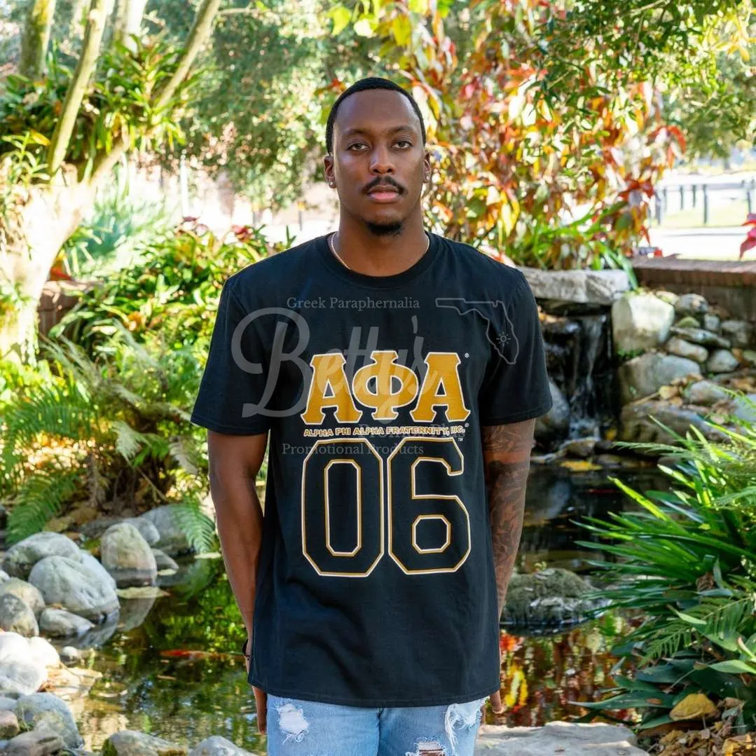 Alpha Phi Alpha ΑΦΑ 06 Screen Printed T-Shirt