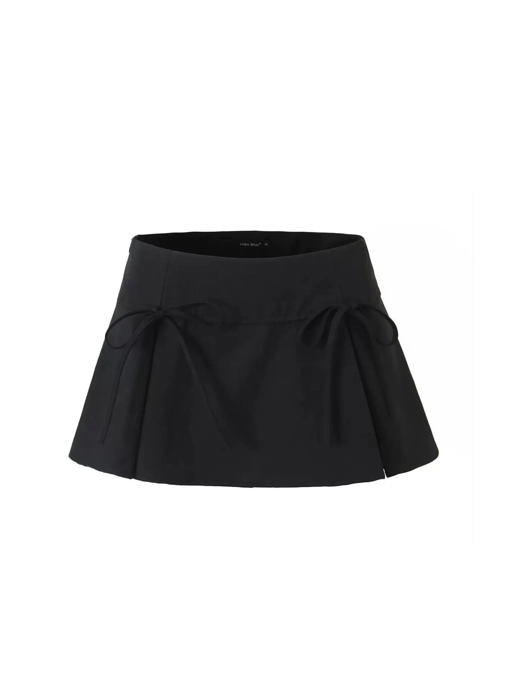 Ayla Ribbon-Tie Mini Skirt