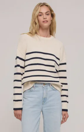 BOYFRIEND STRIPE SWEATER