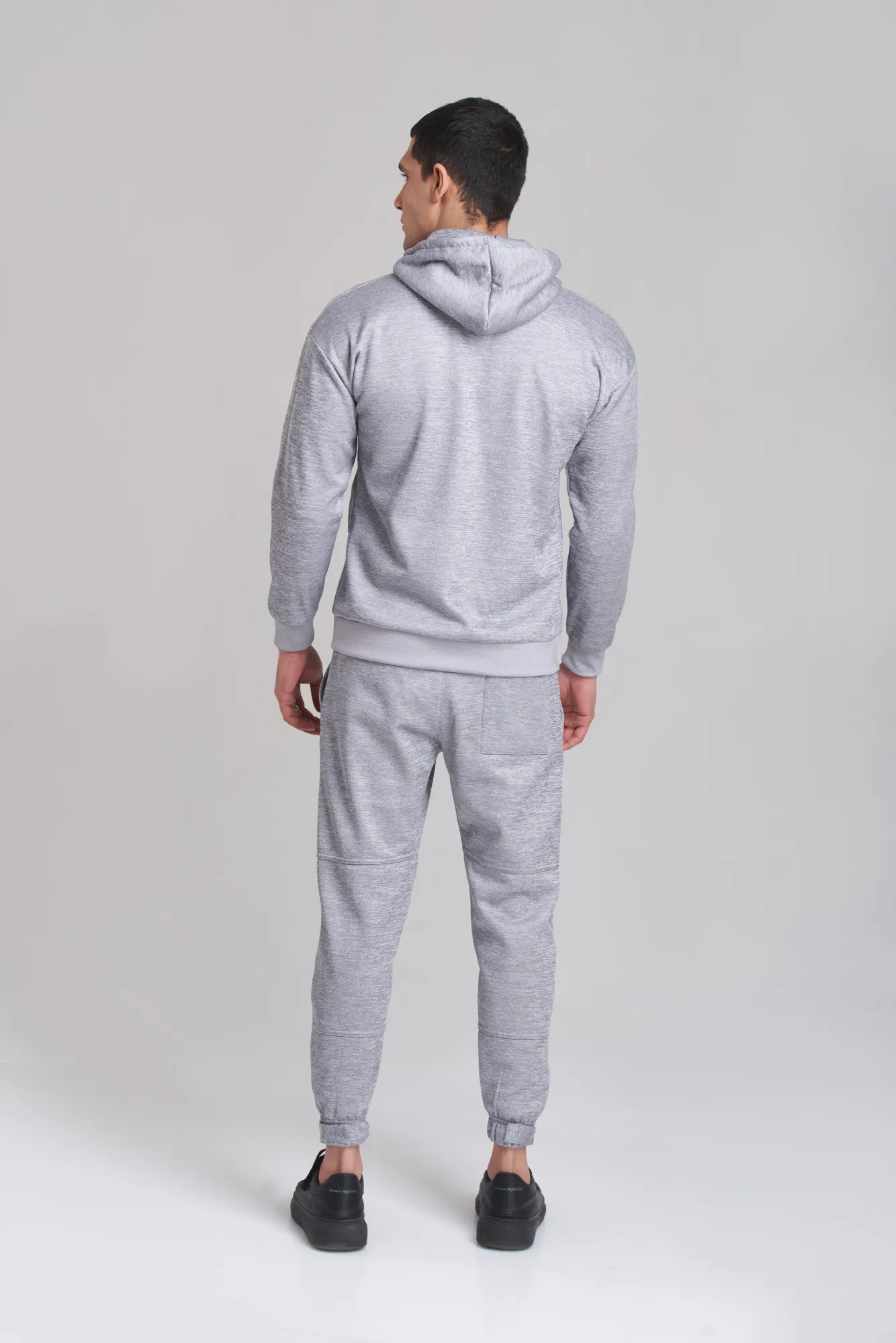 Braves-Vibes Gray Hoody Tracksuit - Men