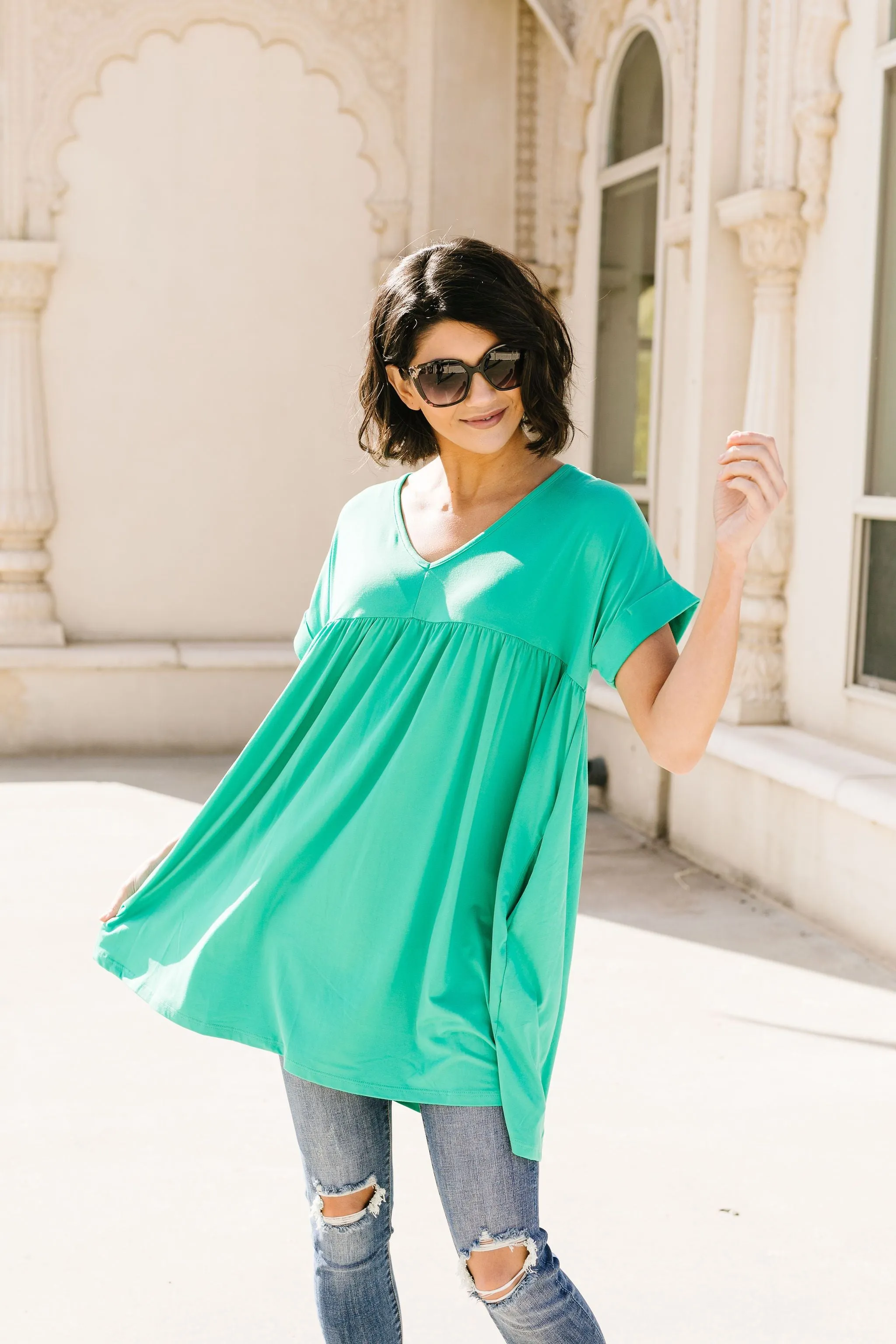 Cute & Comfortable Dress In Green