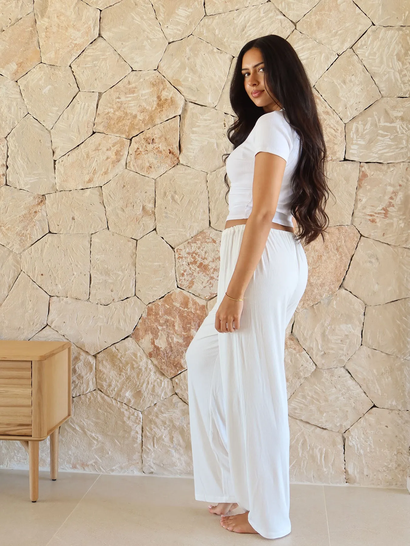 EASE - Lounge Pants • White