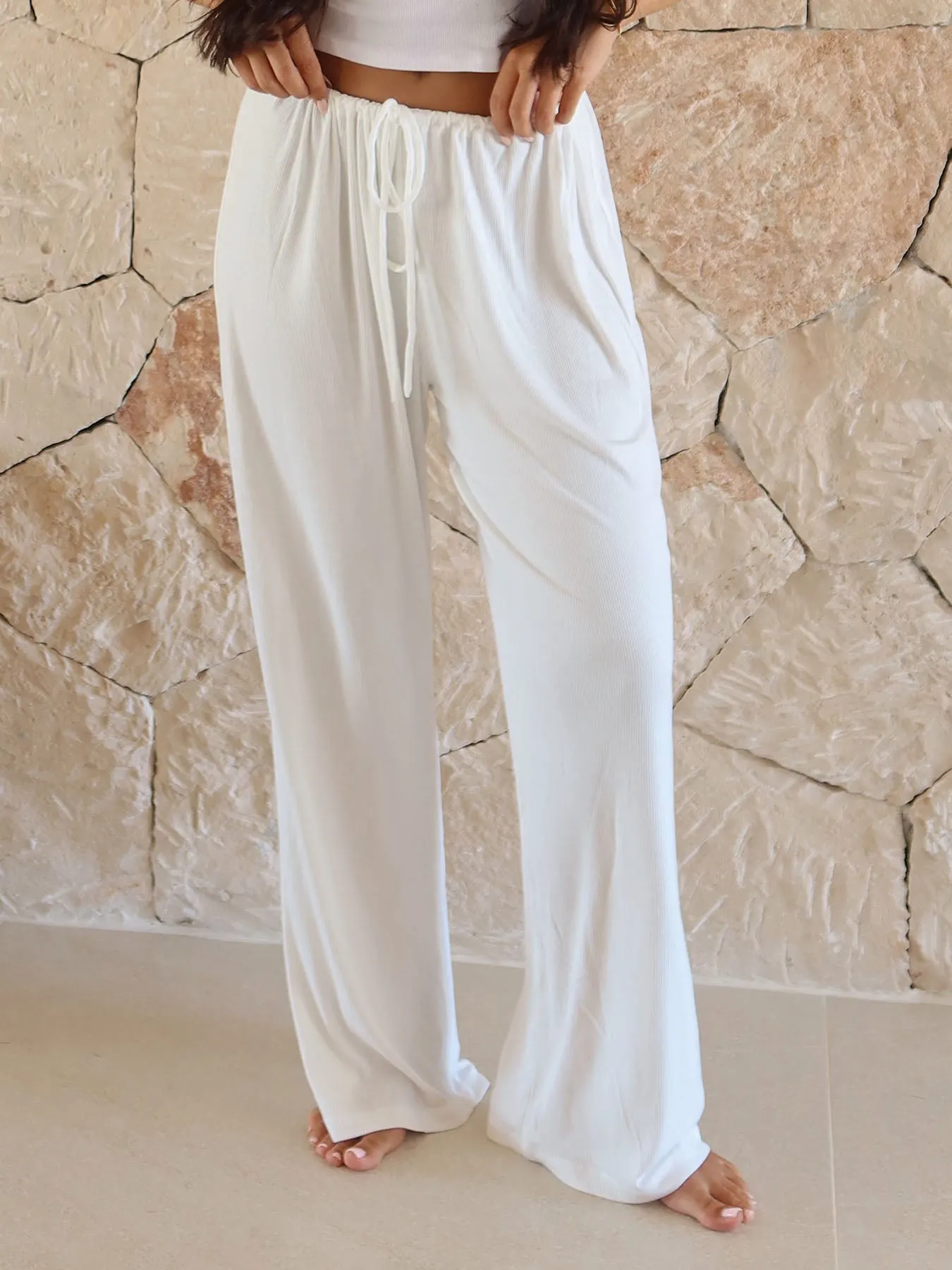 EASE - Lounge Pants • White