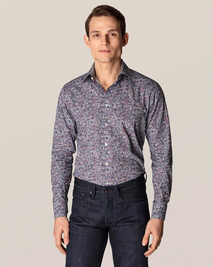 ETON 10000308355 PAISLEY SLIM SC SHIRT