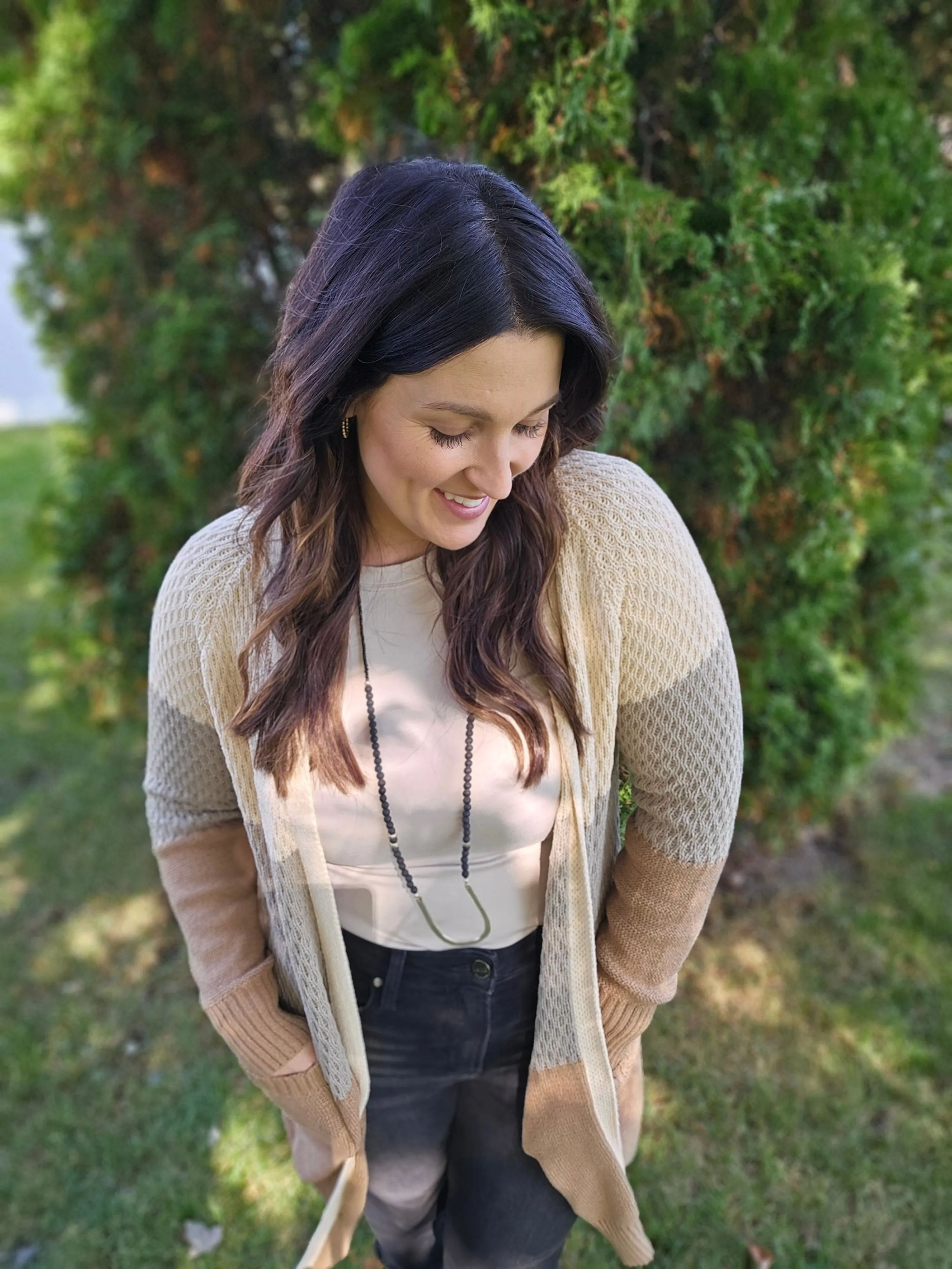 Fall Block Cardigan