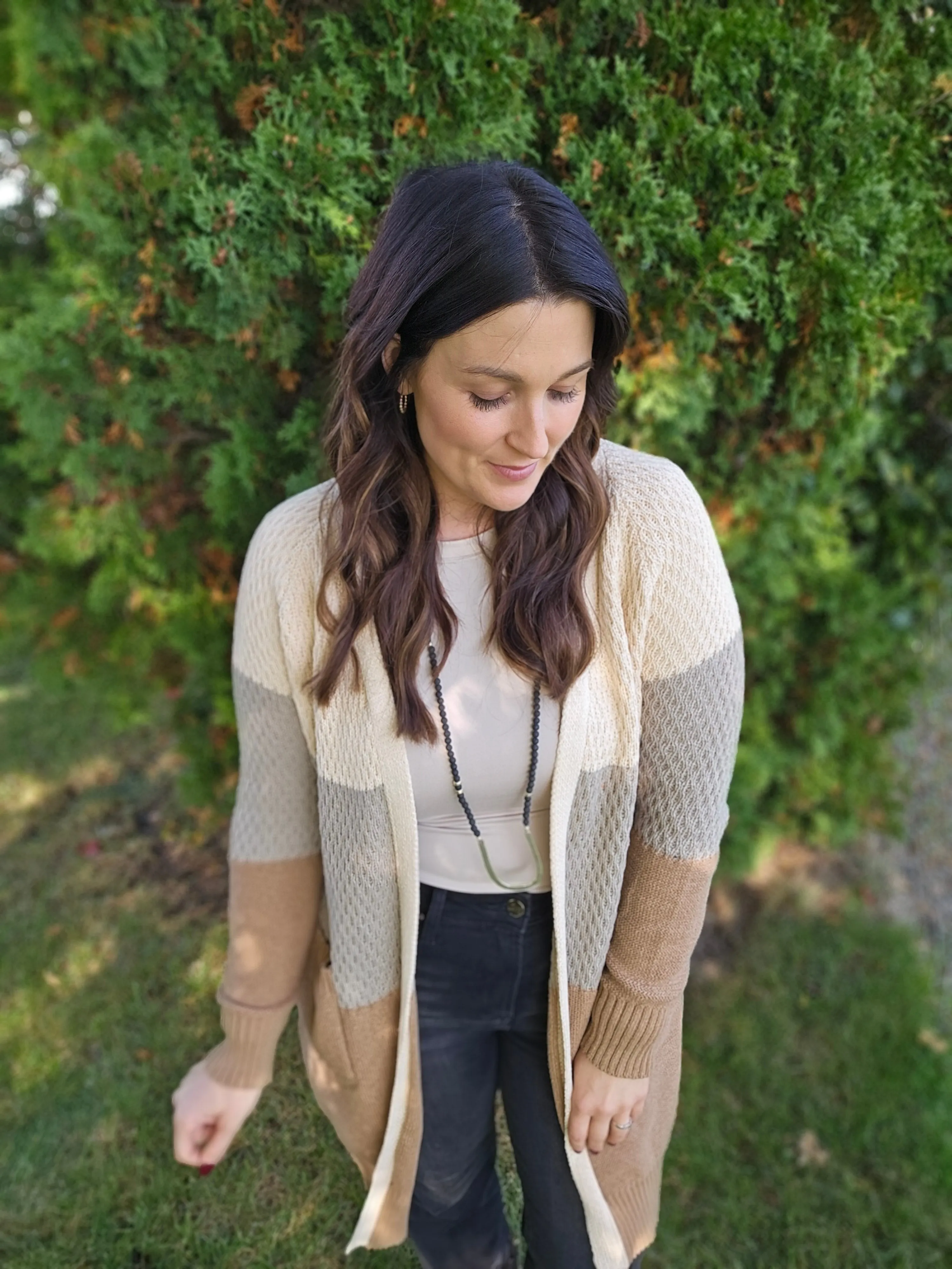 Fall Block Cardigan