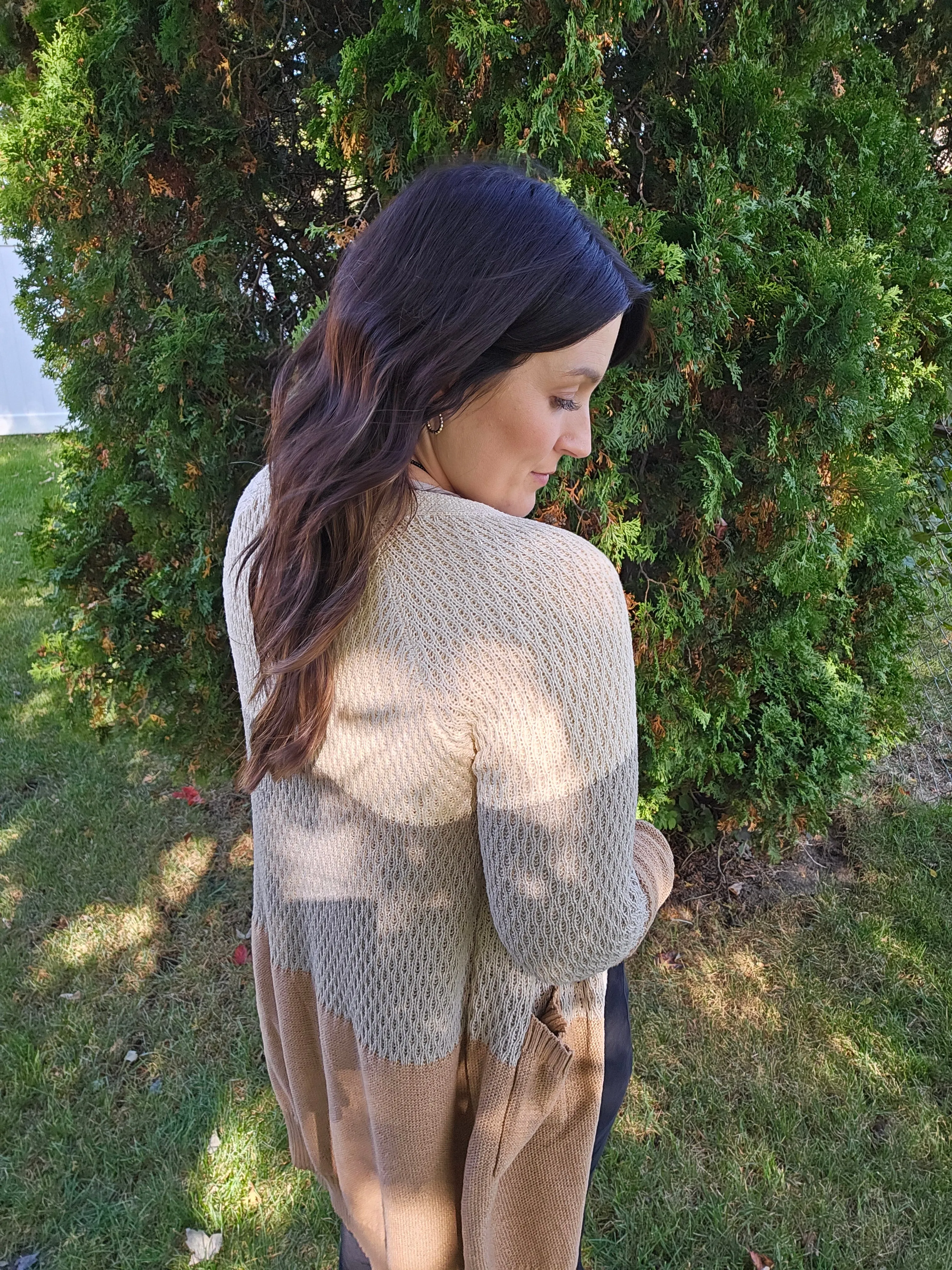 Fall Block Cardigan