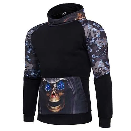 Fall Trendy Korean Youth Sweater Digital Printing Hedging Hoodies