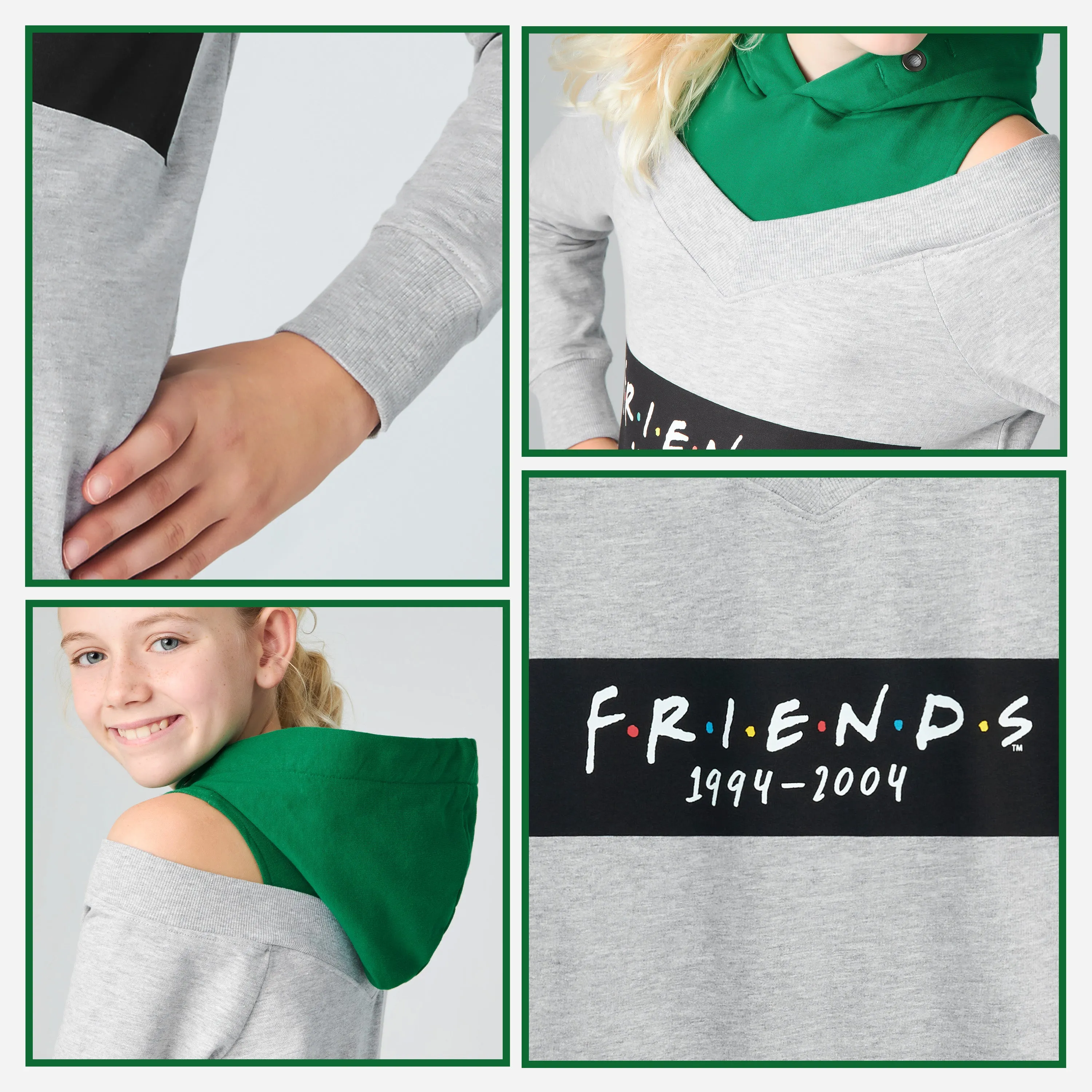 Friends Hoodie - Open Shoulder Hoodies for Girls