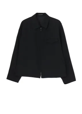 GABARDINE FLAP POCKET BLOUSON