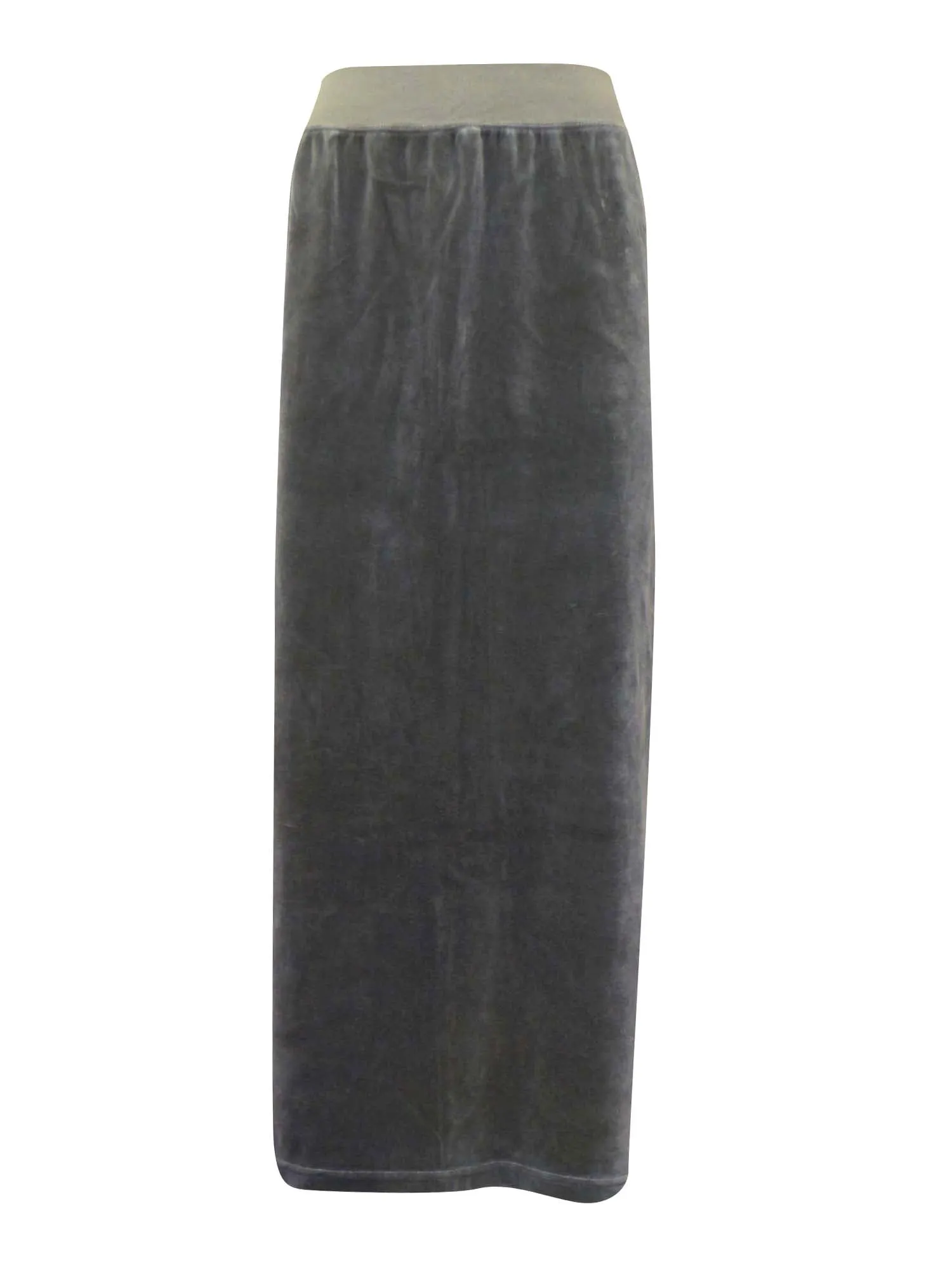 Hard Tail Velour Easy Fit Column Skirt (V-174)