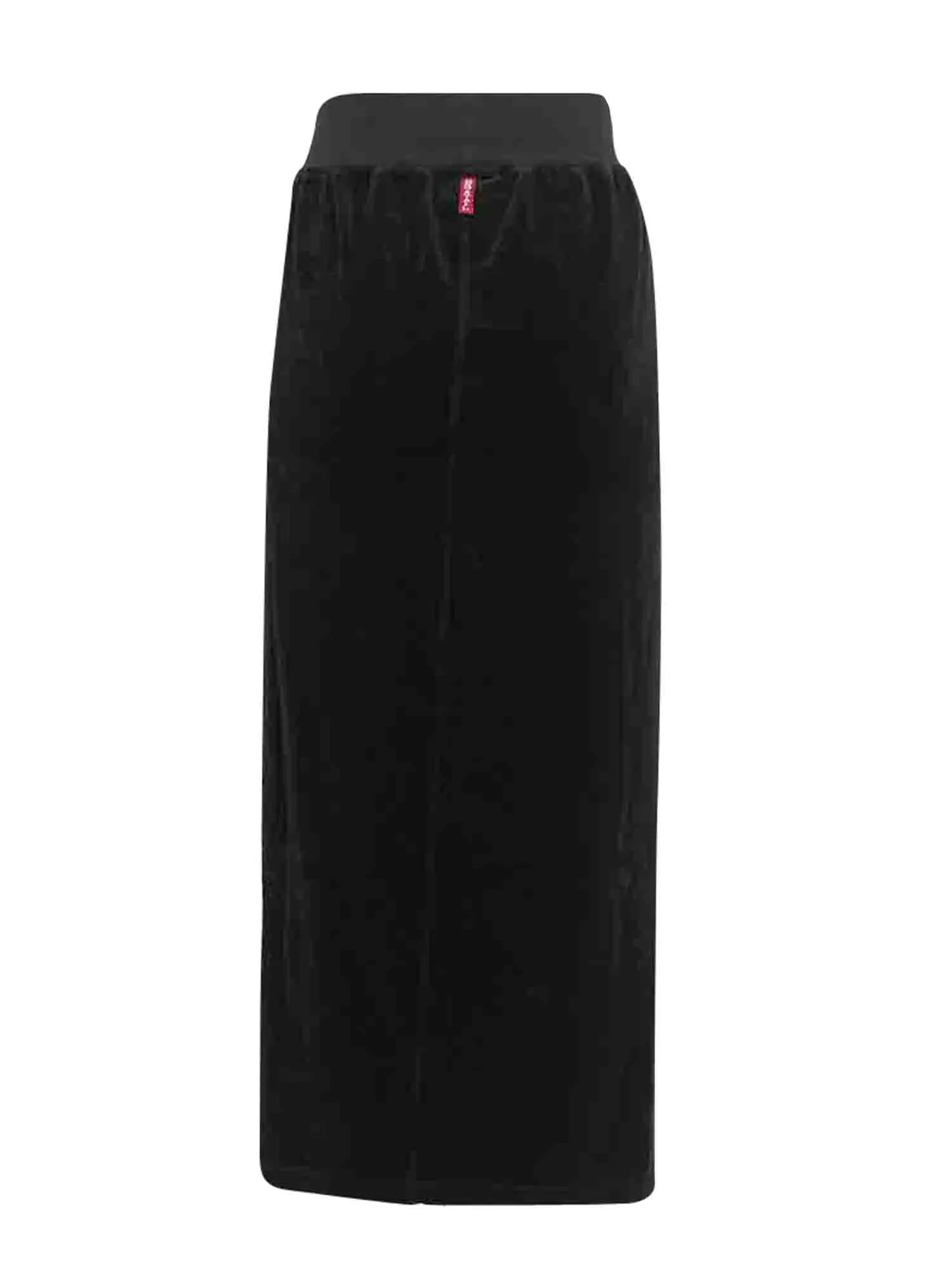 Hard Tail Velour Easy Fit Column Skirt (V-174)