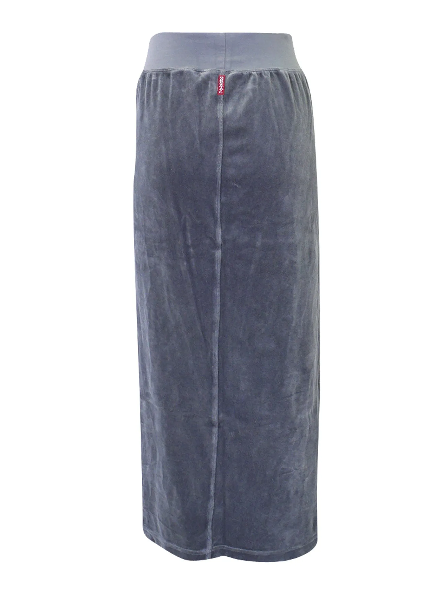 Hard Tail Velour Easy Fit Column Skirt (V-174)