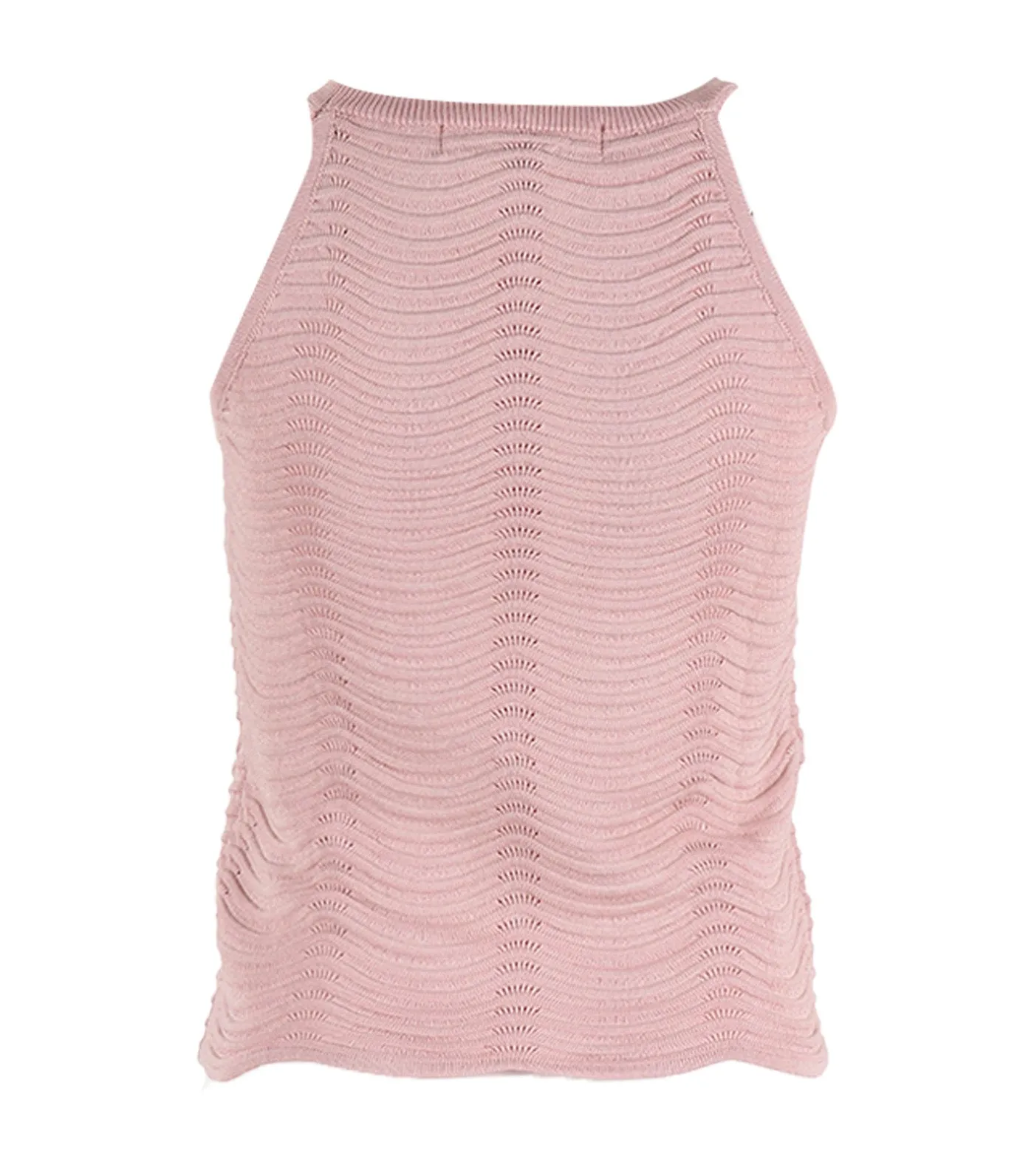 Heidi Knitted Blouse Pink