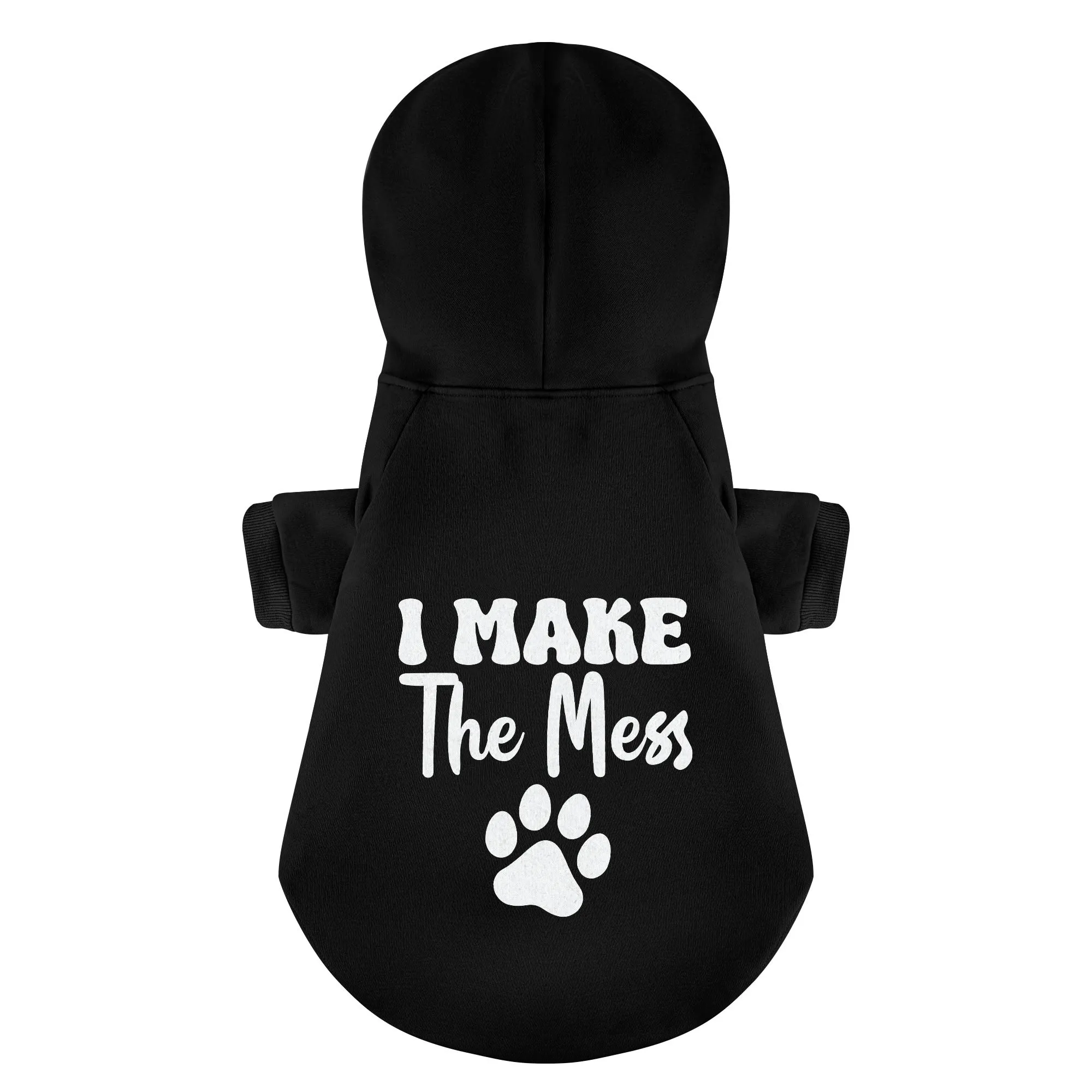 I make the mess and I blame the cat - Matching French Bulldog Hoodies – Stylish, Cozy & Personalized!