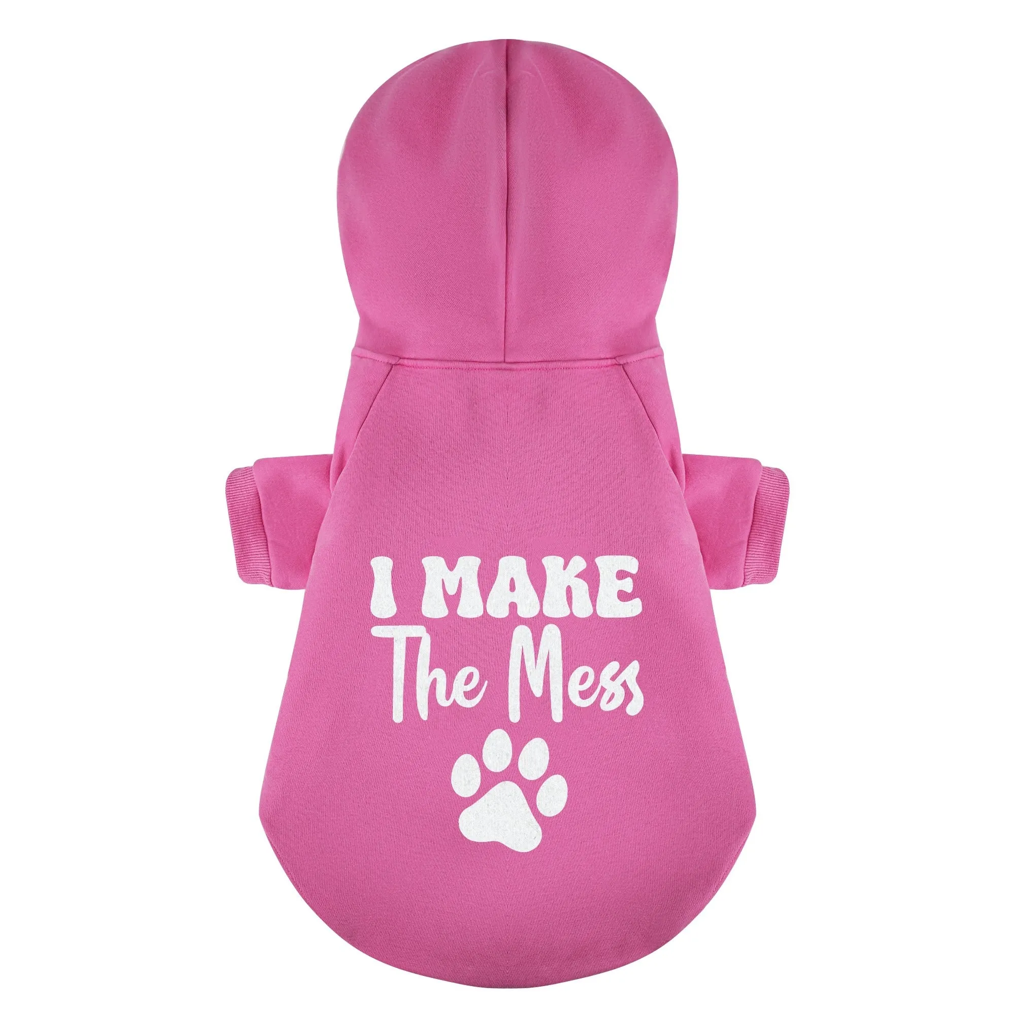 I make the mess and I blame the cat - Matching French Bulldog Hoodies – Stylish, Cozy & Personalized!