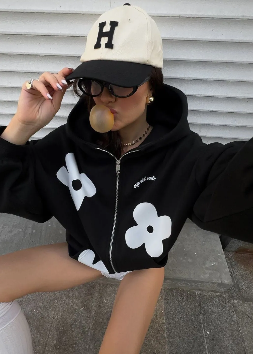 Ivyshape | Bloom Oversized Hoodie