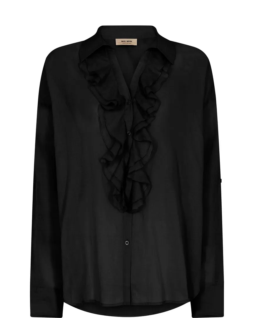 Jelena Voile Shirt | Black