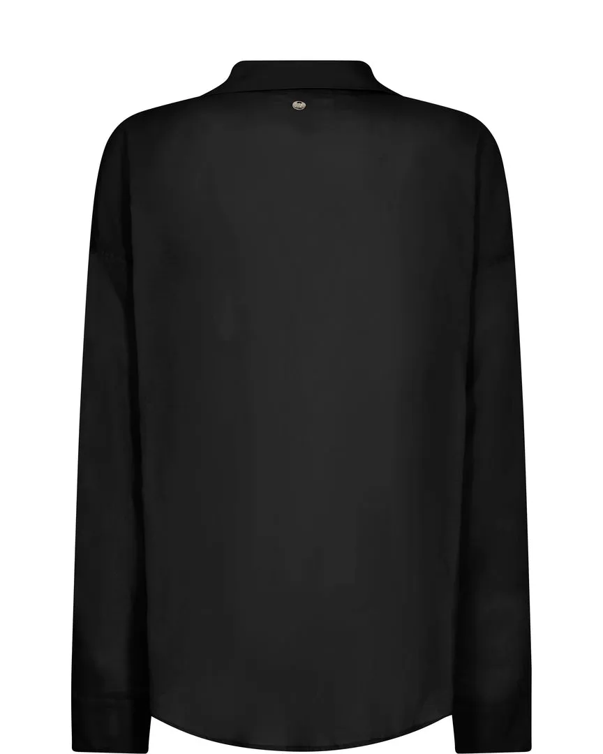 Jelena Voile Shirt | Black