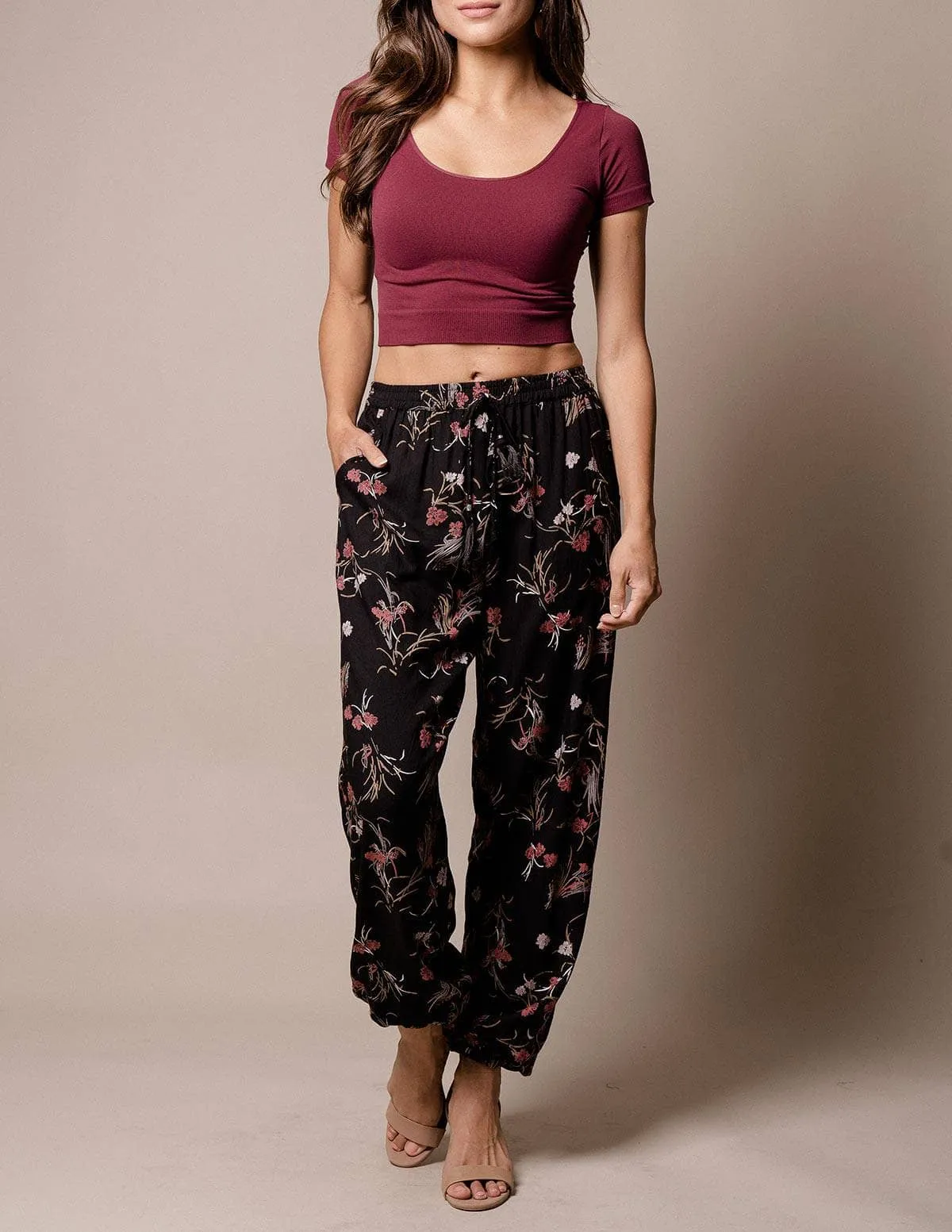 Jenna Flowy Jogger Pants