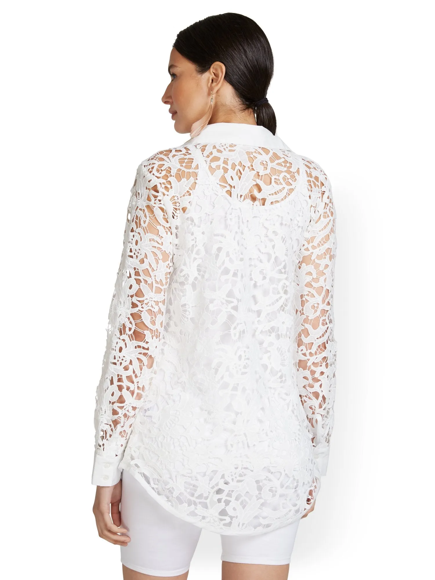 Lace Modern Madison Tunic Shirt - Lily & Cali