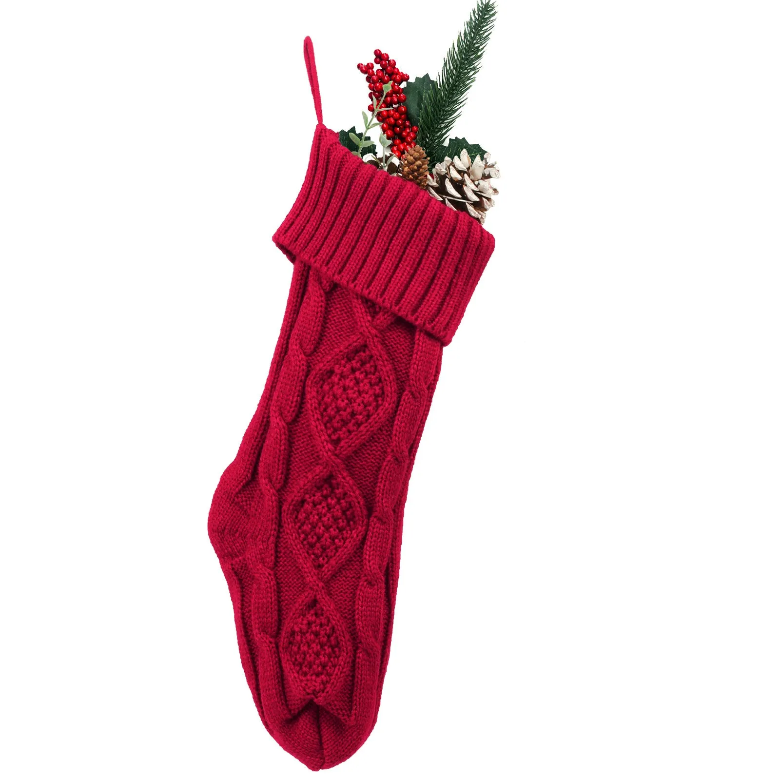 LARGE CHRISTMAS DECORATIONS, CHRISTMAS SOCKS, GIFT BAGS, KNITTED CHRISTMAS PENDANTS, WOOLEN CHRISTMAS SOCKS