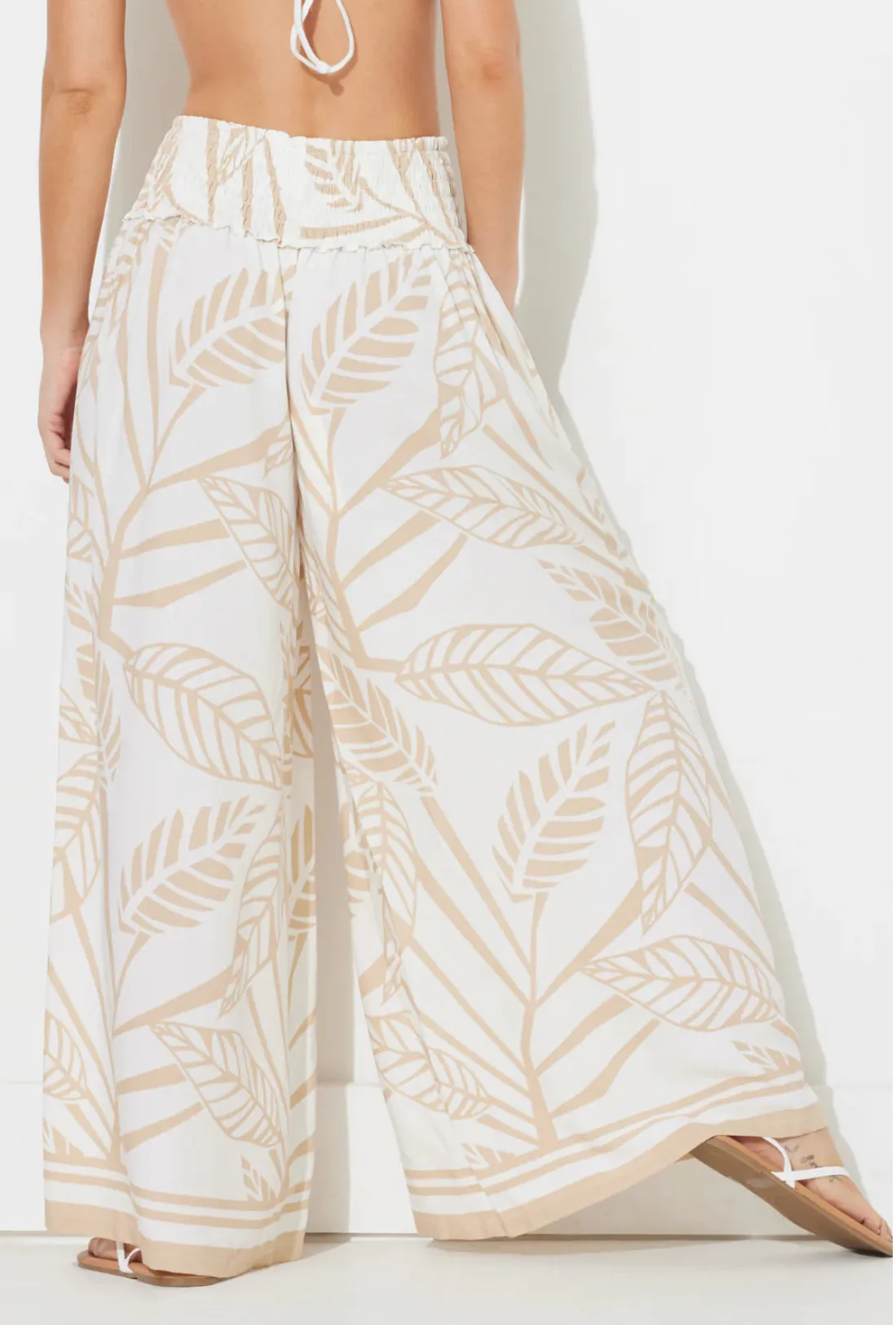 Layla Tropical Pants in Khaki