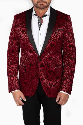 Luxury Paisley Red Jacket