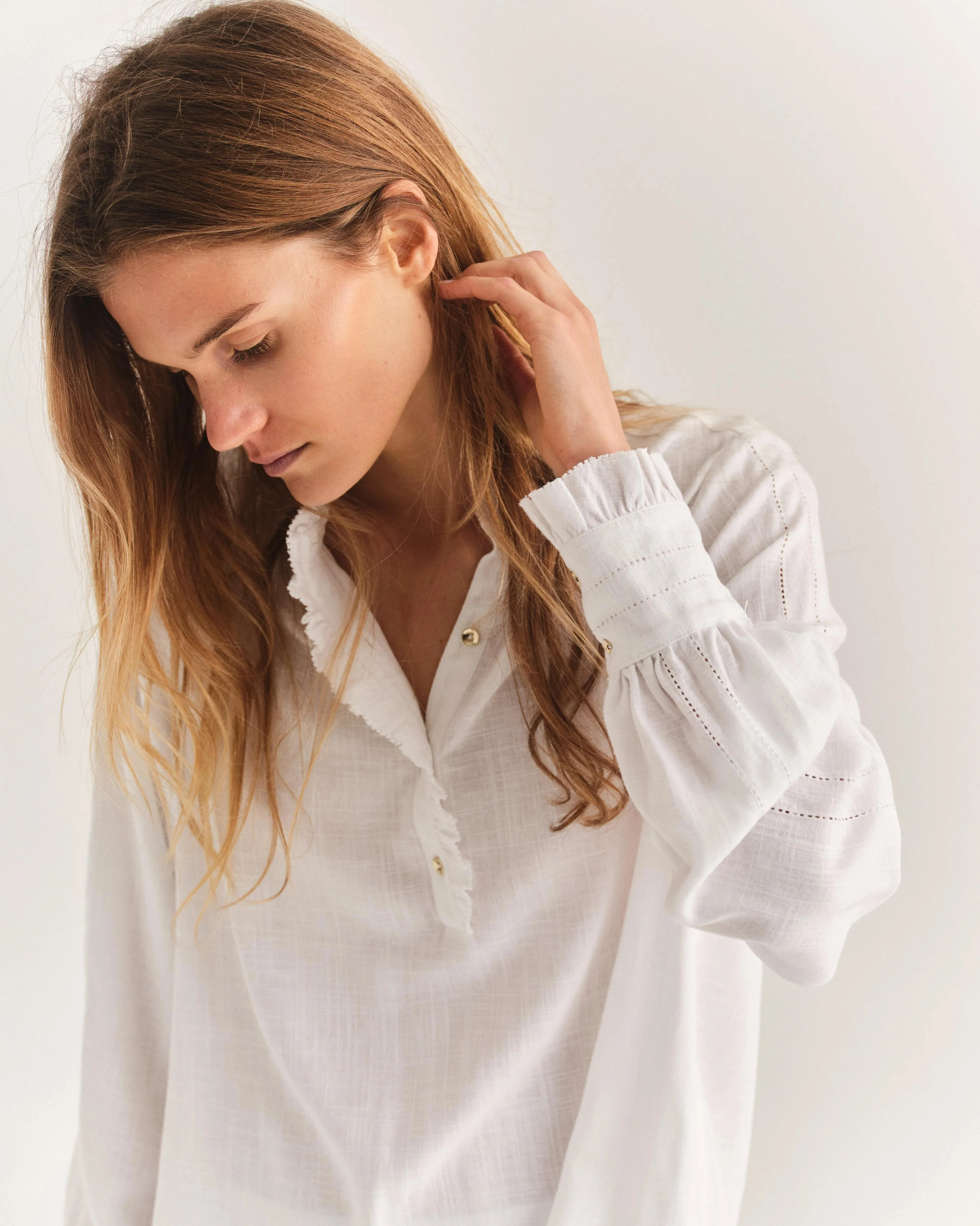 Mara Blouse | White