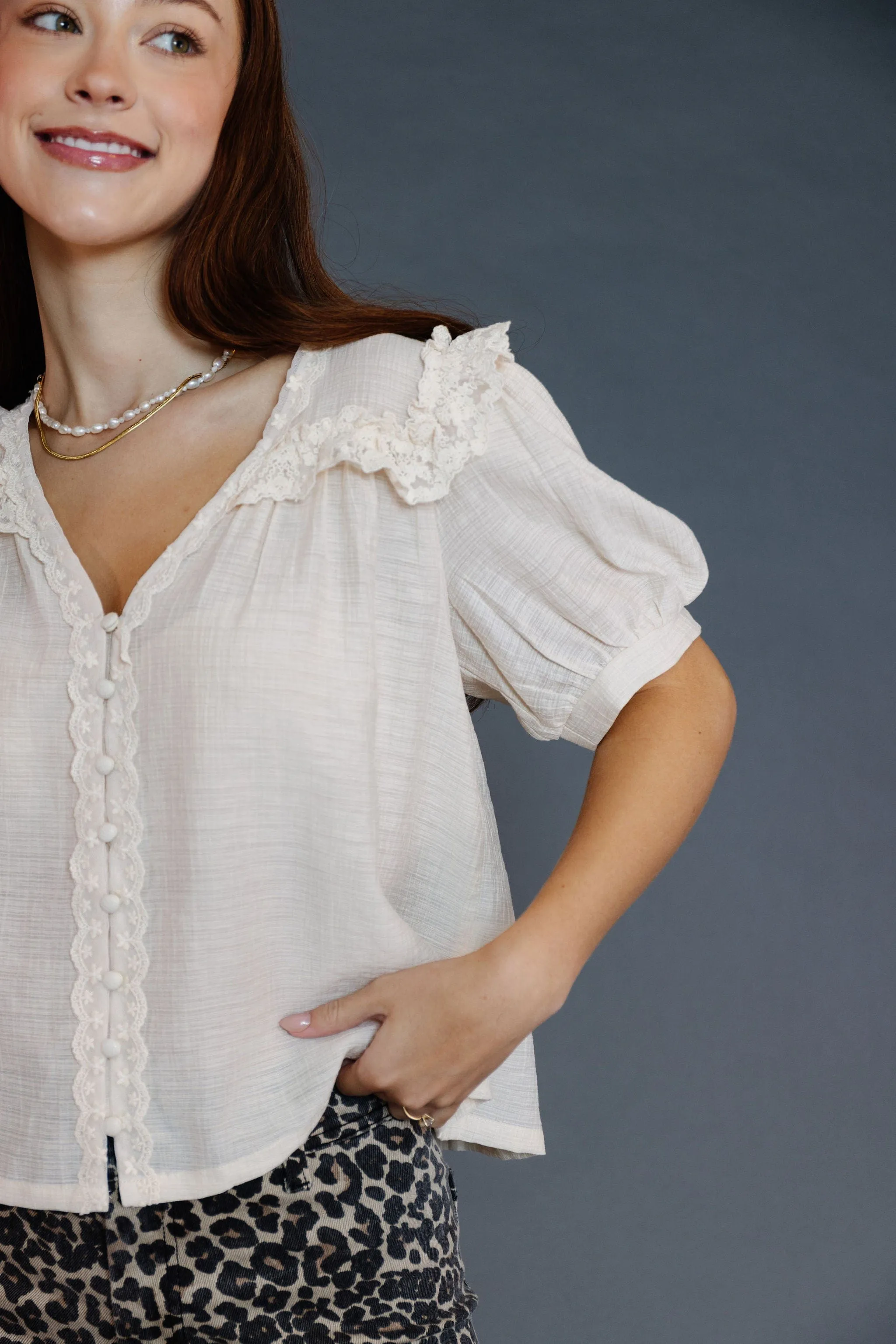 Marnie Blouse in Cream