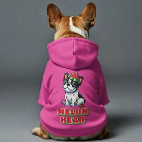 MELON HEAD - Personalized French Bulldog Hoodies with Funny Quotes – Stylish, Cozy, and Premium 100% Cotton