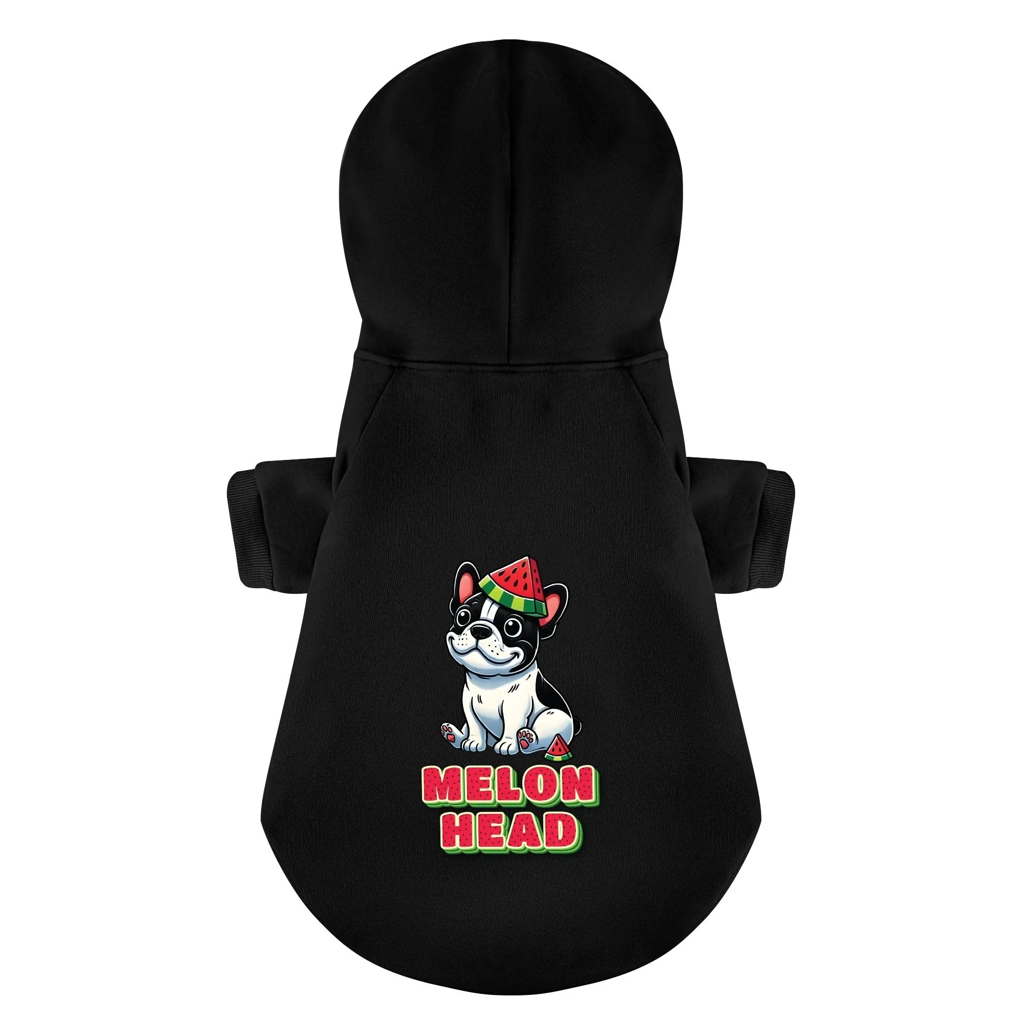 MELON HEAD - Personalized French Bulldog Hoodies with Funny Quotes – Stylish, Cozy, and Premium 100% Cotton