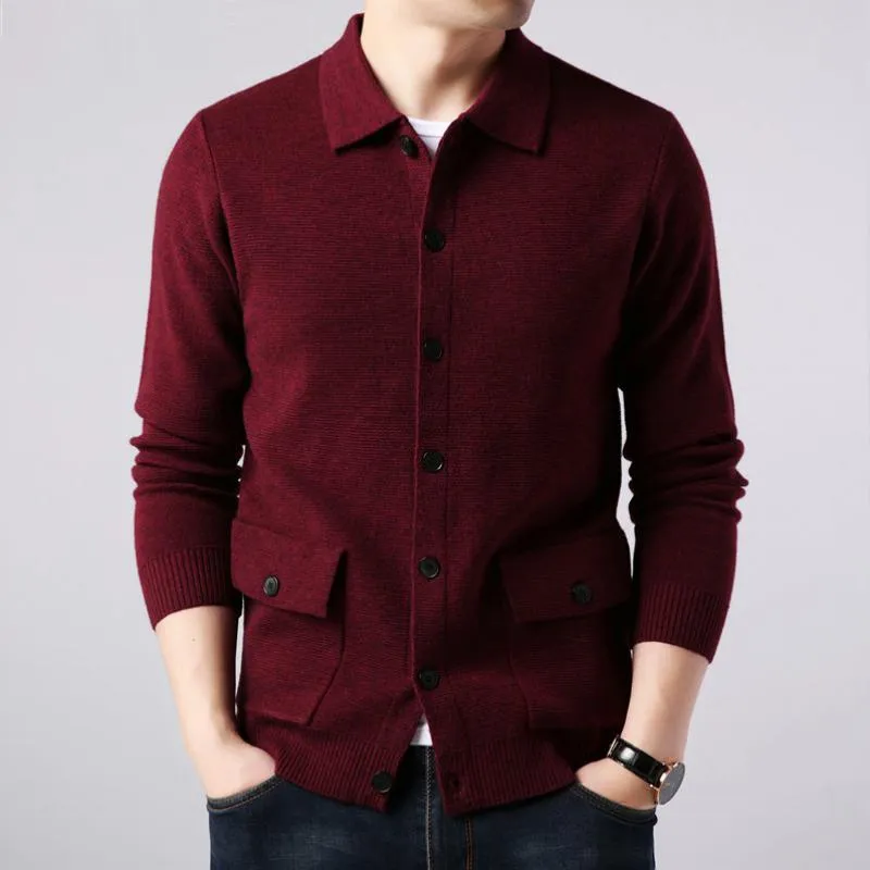 Men's Autumn/Winter Warm Woolen Cardigan