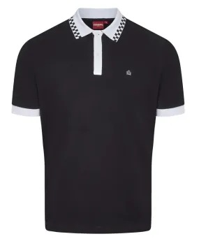 Merc Nova Black Vintage Mod Polo Shirts