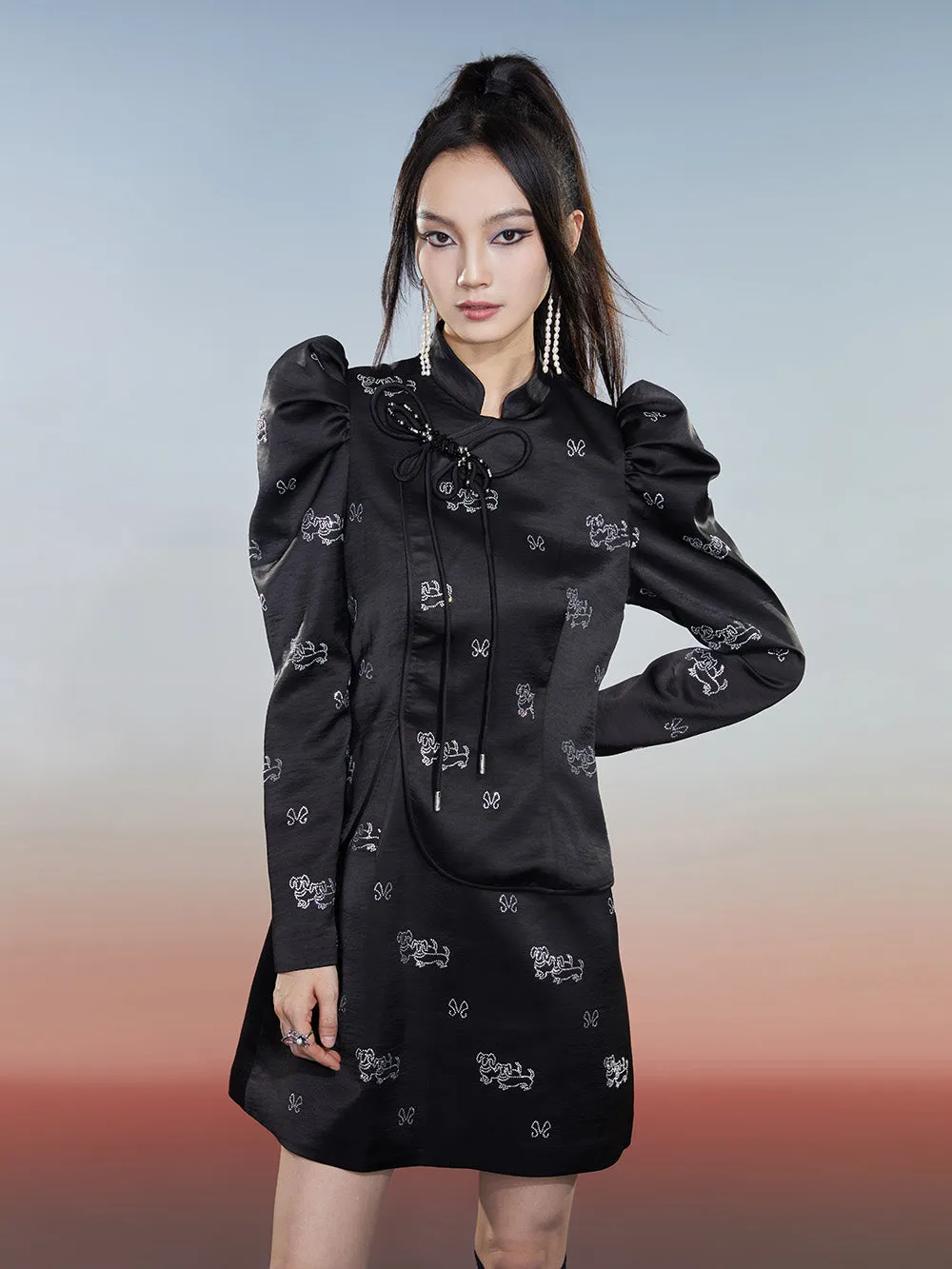 MUKZIN New Retro Slim Fit Cheongsam Comfortable