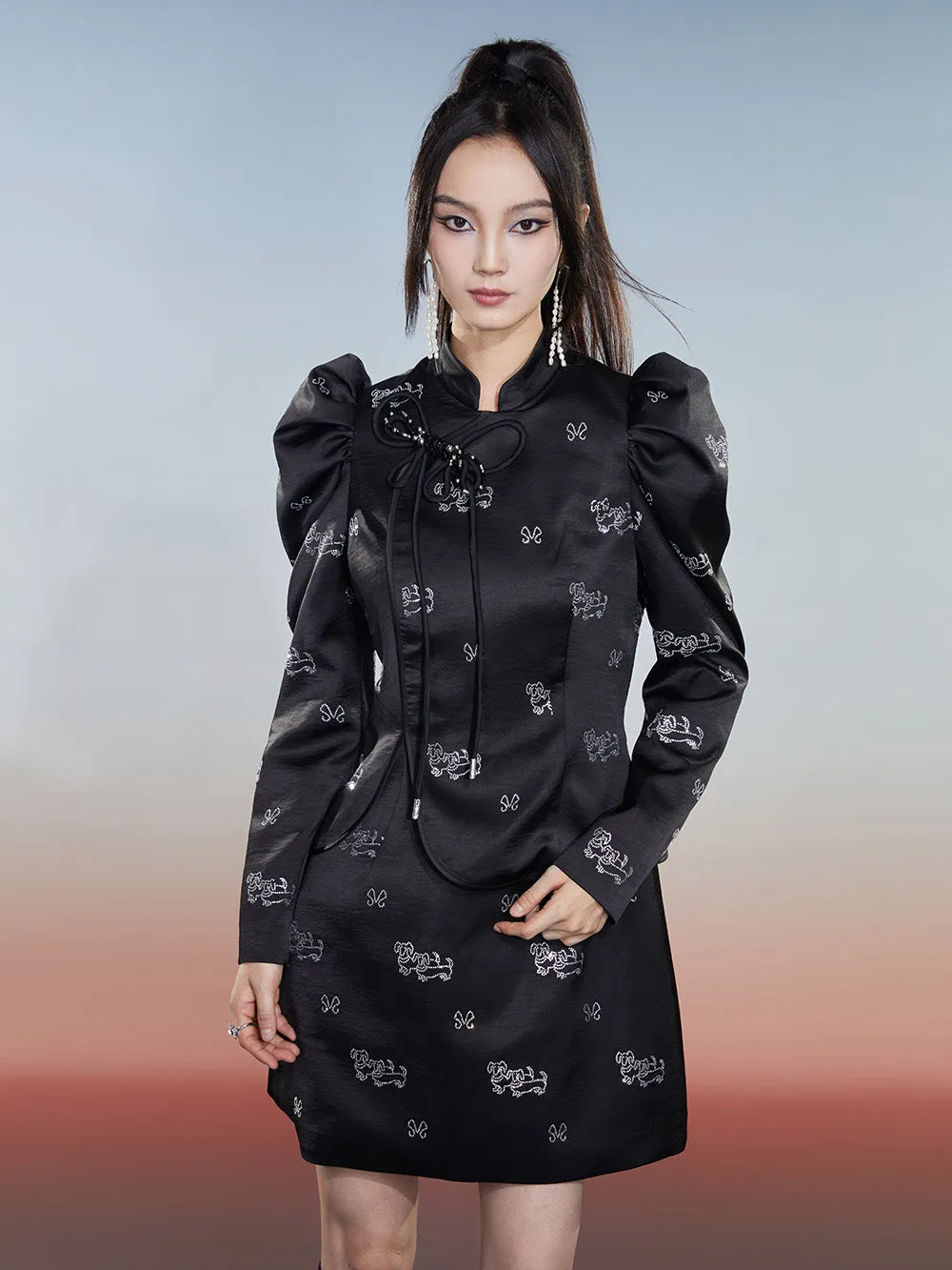 MUKZIN New Retro Slim Fit Cheongsam Comfortable