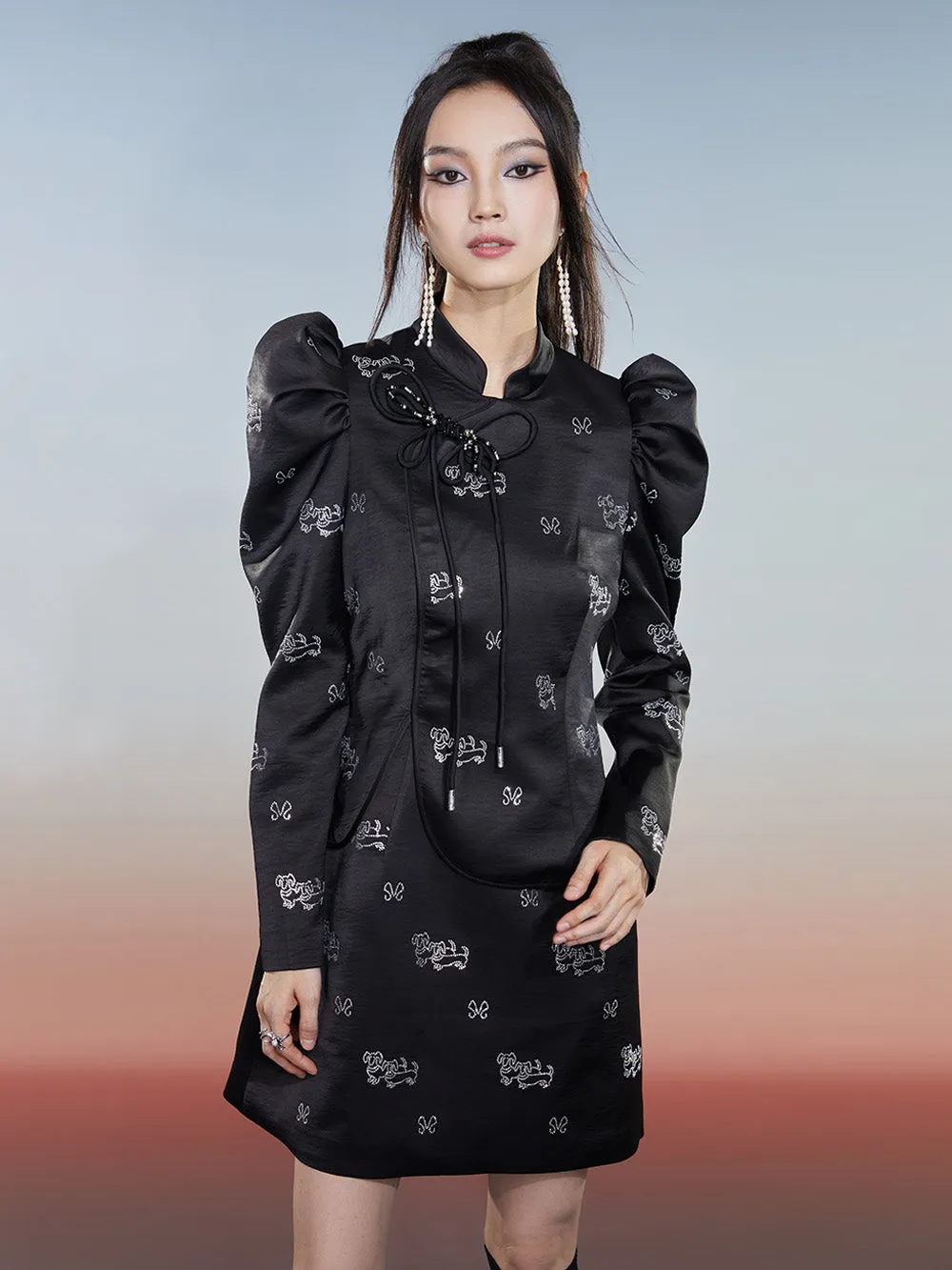 MUKZIN New Retro Slim Fit Cheongsam Comfortable