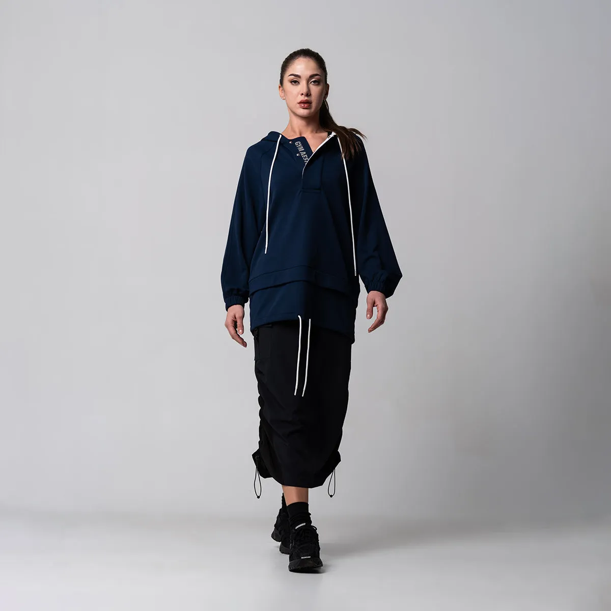 Oversize Everyday Wears Trendy Hoodies Tunic for Women