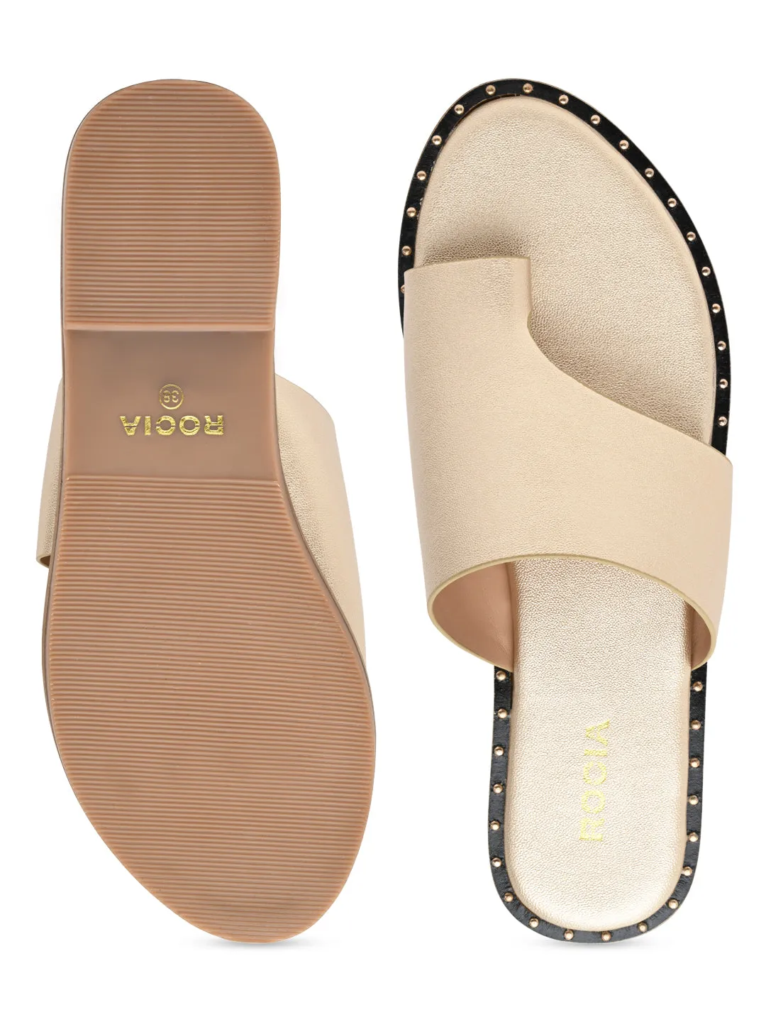 Rocia By Regal Gold Women Smart Casual Flats