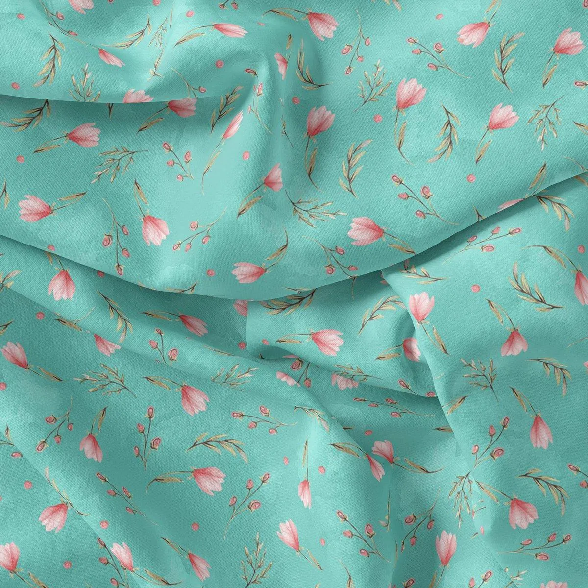 Romantic And Feminine Digital Printed Fabric - Weightless