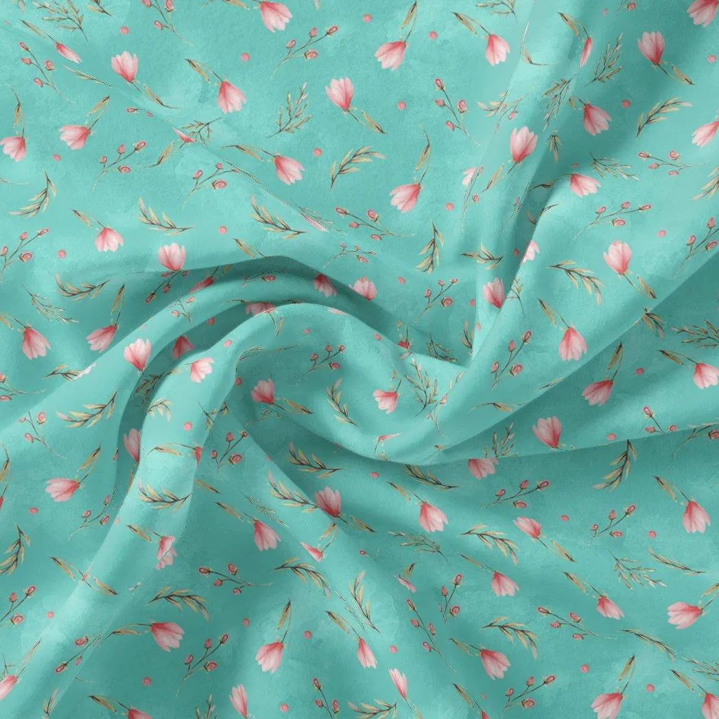 Romantic And Feminine Digital Printed Fabric - Weightless