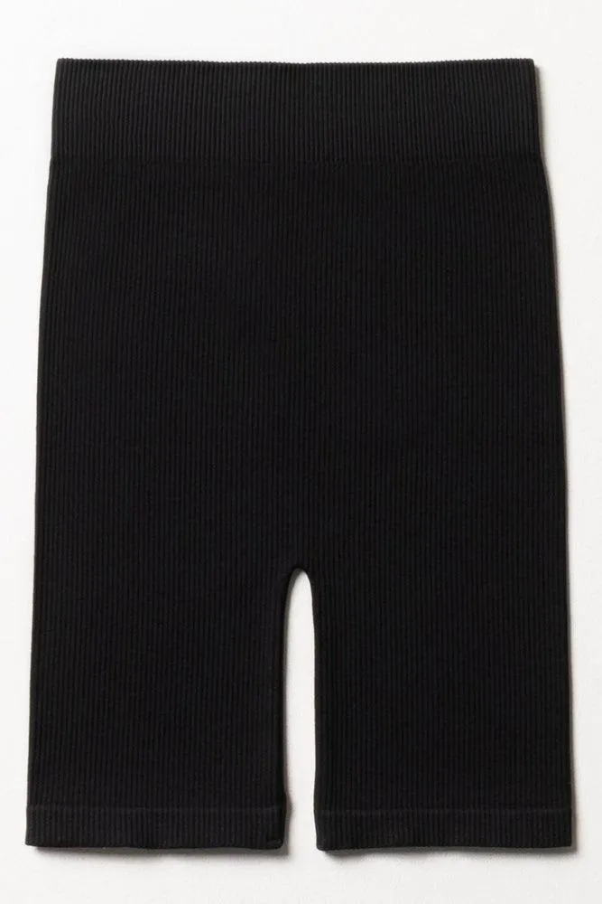 Seamless Cycle Shorts Black