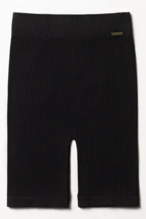 Seamless Cycle Shorts Black