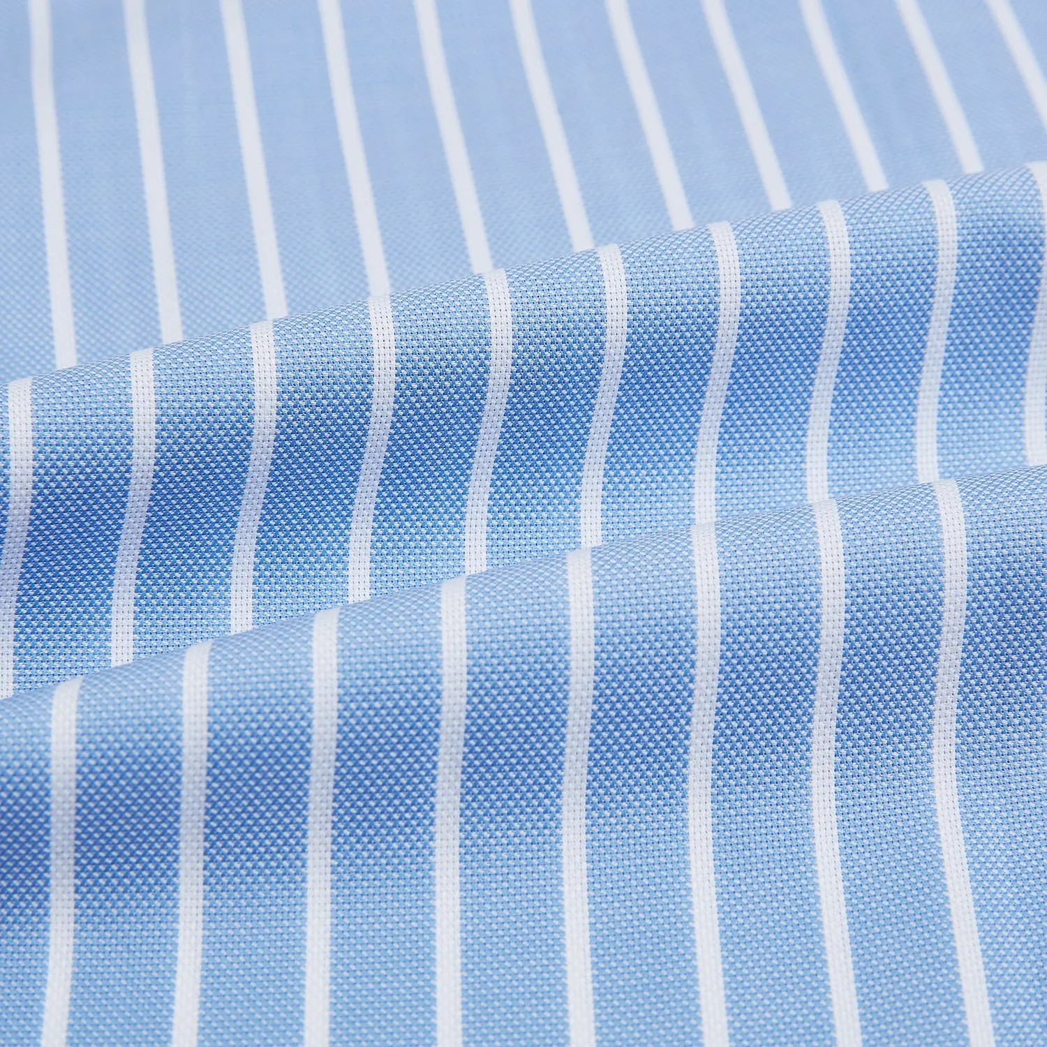 Sky Blue Wide Pinstripe Mayfair Shirt