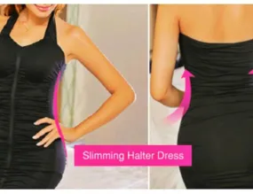 Slimming Halter Dress