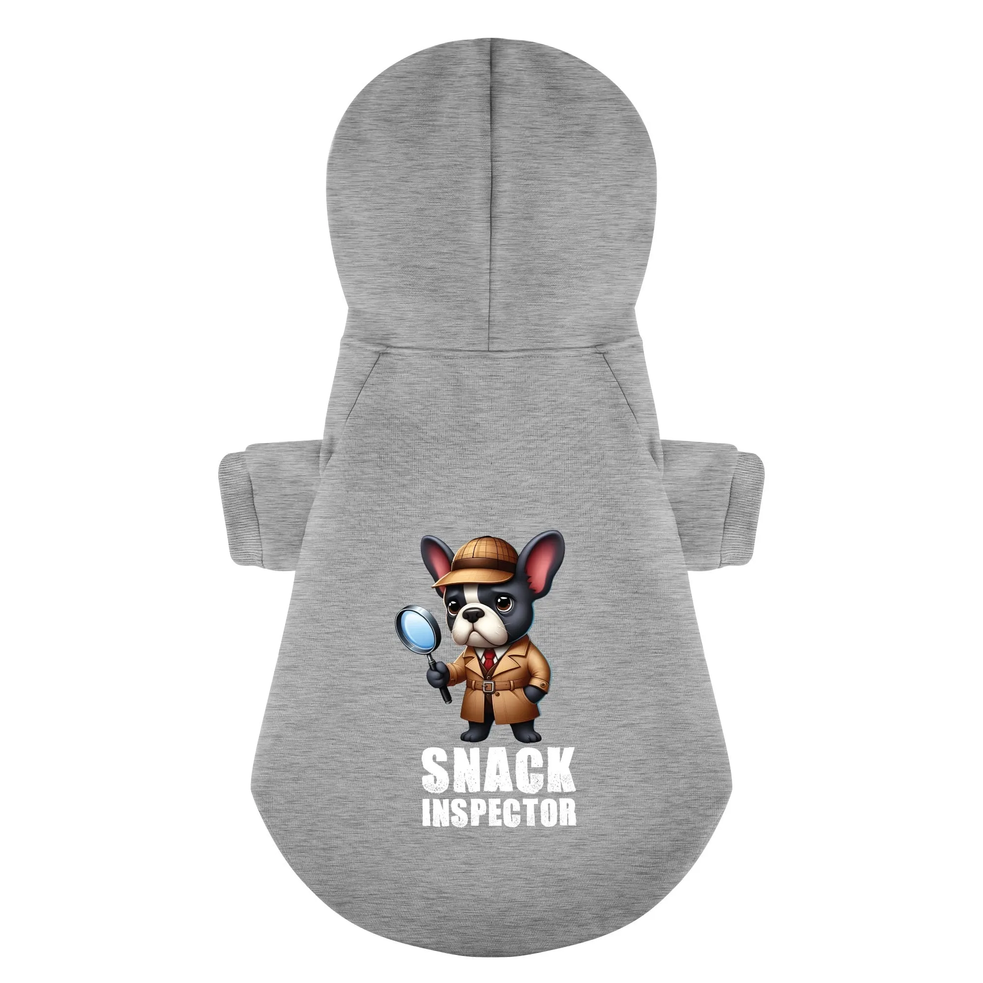 Snack Inspector - Personalized French Bulldog Hoodies with Funny Quotes – Stylish, Cozy, and Premium 100% Cotton