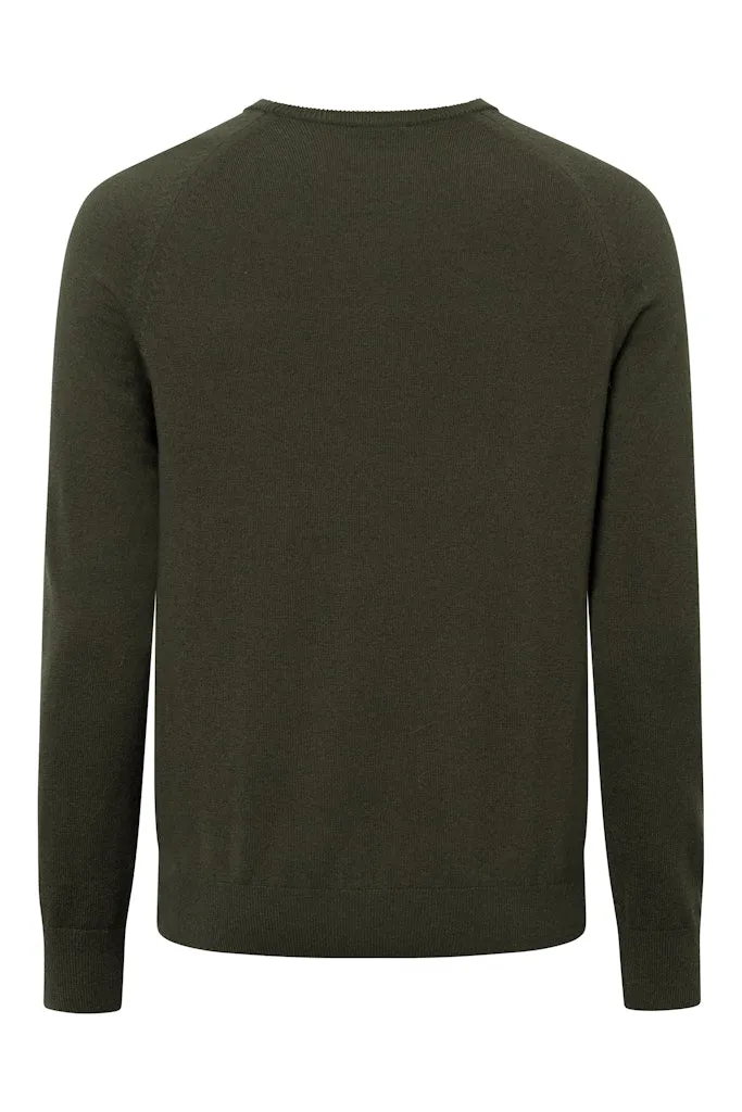 Strellson - Luka-RV, Woolen Jumper, Forest Green